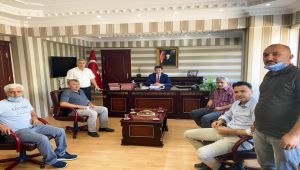 Esnaflardan Kaymakam Ayrancı’ya ziyaret