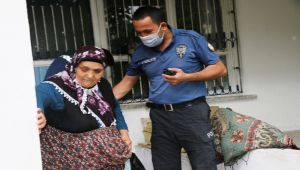 Evini Su Basan Yaşlı Kadının Yardımına Polis Ekipleri Yetişti