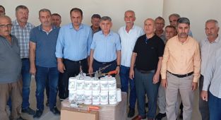 FAO destekli proje ile Adıyamanlı arıcılara malzeme dağıtımı gerçekleştirildi