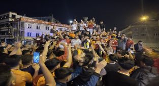 Galatasaray'ın şampiyonluğu coşkuyla kutlandı - Videolu Haber
