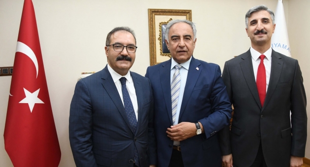 GAÜN Rektörü Gür’den ADYÜ Rektörü Turgut’a Ziyaret