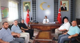 Gazeteciler, Kaymakam Soysal ile bir araya geldi