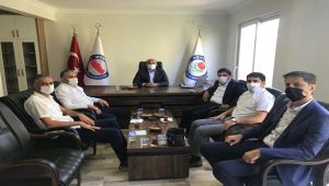 Gazetecilerden Başkan Deniz’e ziyaret