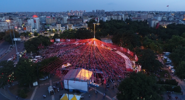 Gaziantep 15 Temmuz Gecesinde Tek Yürek Oldu