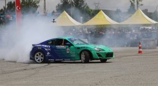 Gaziantep Auto-Drift Fest muhteşem gösterilere sahne oldu