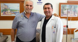 Gaziantep’e gelen hasta, şifayı SANKO Üniversitesi Hastanesi’nde buldu