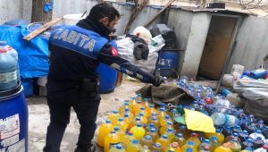 Gaziantep'te Merdiven Altı Deterjan Üreticilerine Baskın