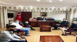 Genç sporculardan Kaymakam Ayrancı'ya ziyaret