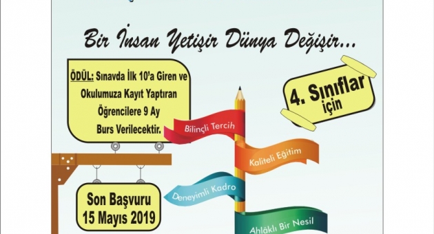 GİHOS Sınavın'da Başarılı Olan Öğrencilere 9 Ay Burs