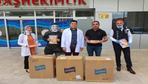 Gölbaşı Devlet Hastanesi’ne Siperlik Maske Bağışı
