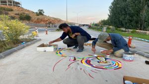 Gölbaşı'nda bisiklet yolları yenileniyor
