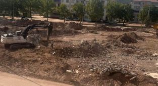 Gölbaşı'nda enkaz altında araç bulundu