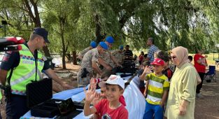 Gölbaşi'nda Jandarma 185 yıl dönümü dolayısıyla çocuklara özel etkinlik düzenlendi
