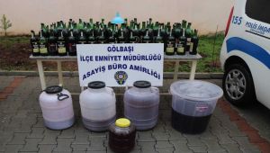 Gölbaşı'nda Kaçak İçki Operasyonu: 1 Gözaltı