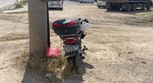 Gölbaşı’nda motosikletle kamyon çarpıştı: 1 yaralı