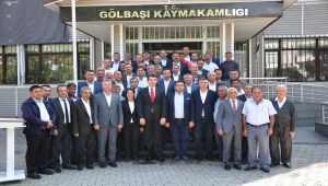Gölbaşı’nda Muhtarlar Günü Kutlandı