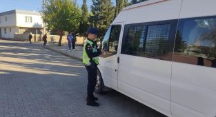 Gölbaşı’nda Okul Servis Araçları Denetlendi