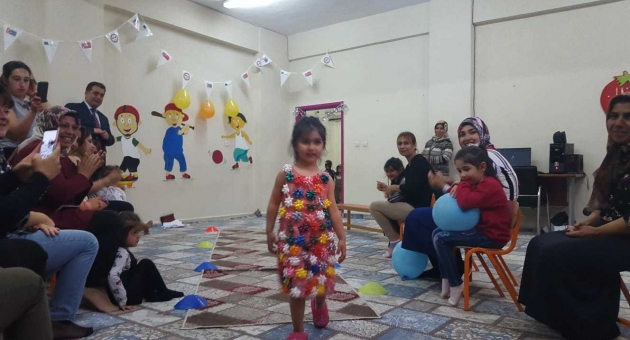 Gölbaşı’nda Salkım Anaokulu’ndan Geri Dönüşüm Defilesi