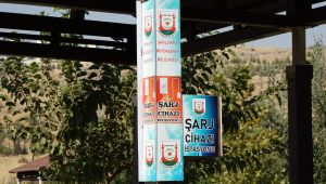 Güneş enerjili akıllı kamelya şarj istasyonları - Videolu Haber