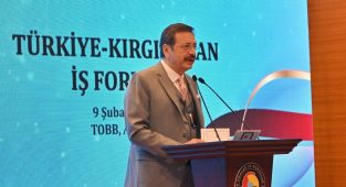 Hisarcıklıoğlu Türkiye-Kırgızistan İş Forumu'nda işbirliği vurgusu yaptı