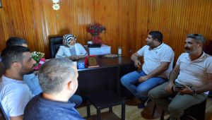 İGC'den Eskisaray Mahalle Muhtarı Fatma Göksu’ya tebrik ziyareti - Videolu Haber