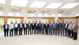 İl Başkanı Dağtekin, İlçe Başkanlarıyla Bir Araya Geldi