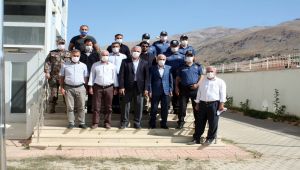 İl Emniyet Müdürü Ergüder, Çelikhan’ı ziyaret etti