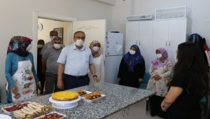 İl Müdürü Alagöz'den Kadın ve Gençlik Merkezine ziyaret