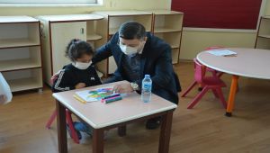 İlk ders Kaymakam Uçar'dan