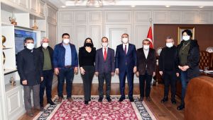 İnternet Gazetecileri Federasyonu’ndan Vali Çuhadar’a ziyaret