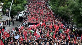 İstanbul ve Ankara’da on binler terörü ve İsrail’i lanetledi