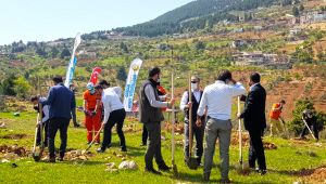 İtfaiye ekipleri tarafından hatıra ormanı oluşturuldu