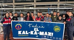 Jandarma'dan Yeşilyurt'ta 'Kadına Yönelik Şiddetle Mücadele' faaliyeti