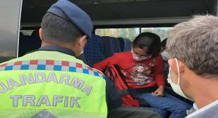 Jandarma okul servislerini denetledi