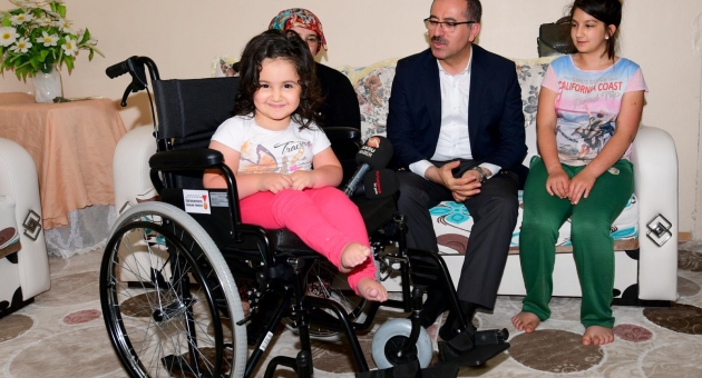 Kahramanmaraş Büyükşehir’den,Tekerlekli Sandalye Desteği