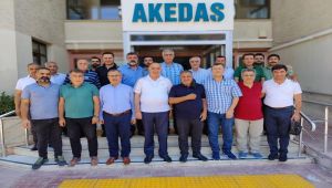 Kahramanmaraş Tes-İş Şube mali sekteri Gülbeyaz'a taziye ziyareti