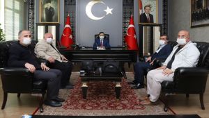 Kahta basını Kaymakam Koç ile bir araya geldi
