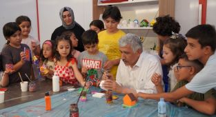Kahta Belediyesi yaz sanat kursları genç yetenekleri yetiştiriyor
