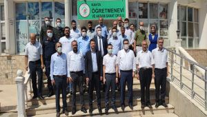 Kahta'da bayramlaşma törenleri sürüyor