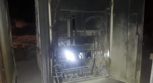Kahta'da Elektrik Trafosunda Patlama