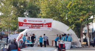 Kahta'da Filistin yararına kermes düzenlendi