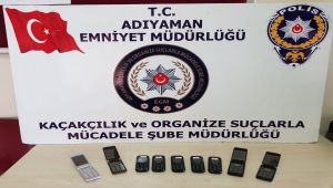 Kahta’da Kaçak Telefon Ele Geçirildi