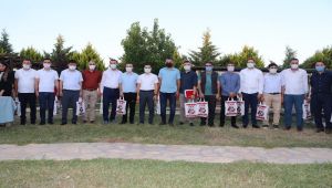 Kahta'da polislere veda programı düzenlendi