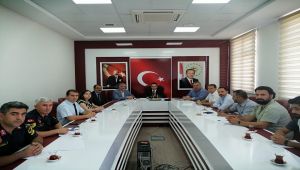 Kahta'da Spor Güvenlik Kurulu Toplantısı Yapıldı