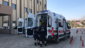 Kahta’da yüksekten düşen kişi hastanelik oldu