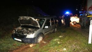 Kahta'da zincirleme kaza: 2 yaralı