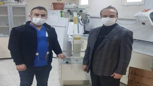 Kahta Hayvan Barınağına röntgen cihazı hibe edildi