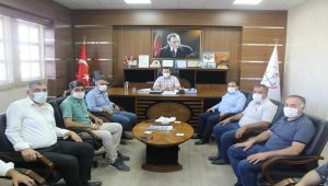 Kahta İlçe Eğitim-Bir-Sen Başkanı Tümer'den, Tunçmen’e ziyaret