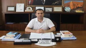 Kahta İlçe Müdürü Tunçmen'den sene sonu mesajı