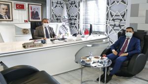 Kahta Kaymakamı Koç’tan, Başkan Kılınç’a ziyaret